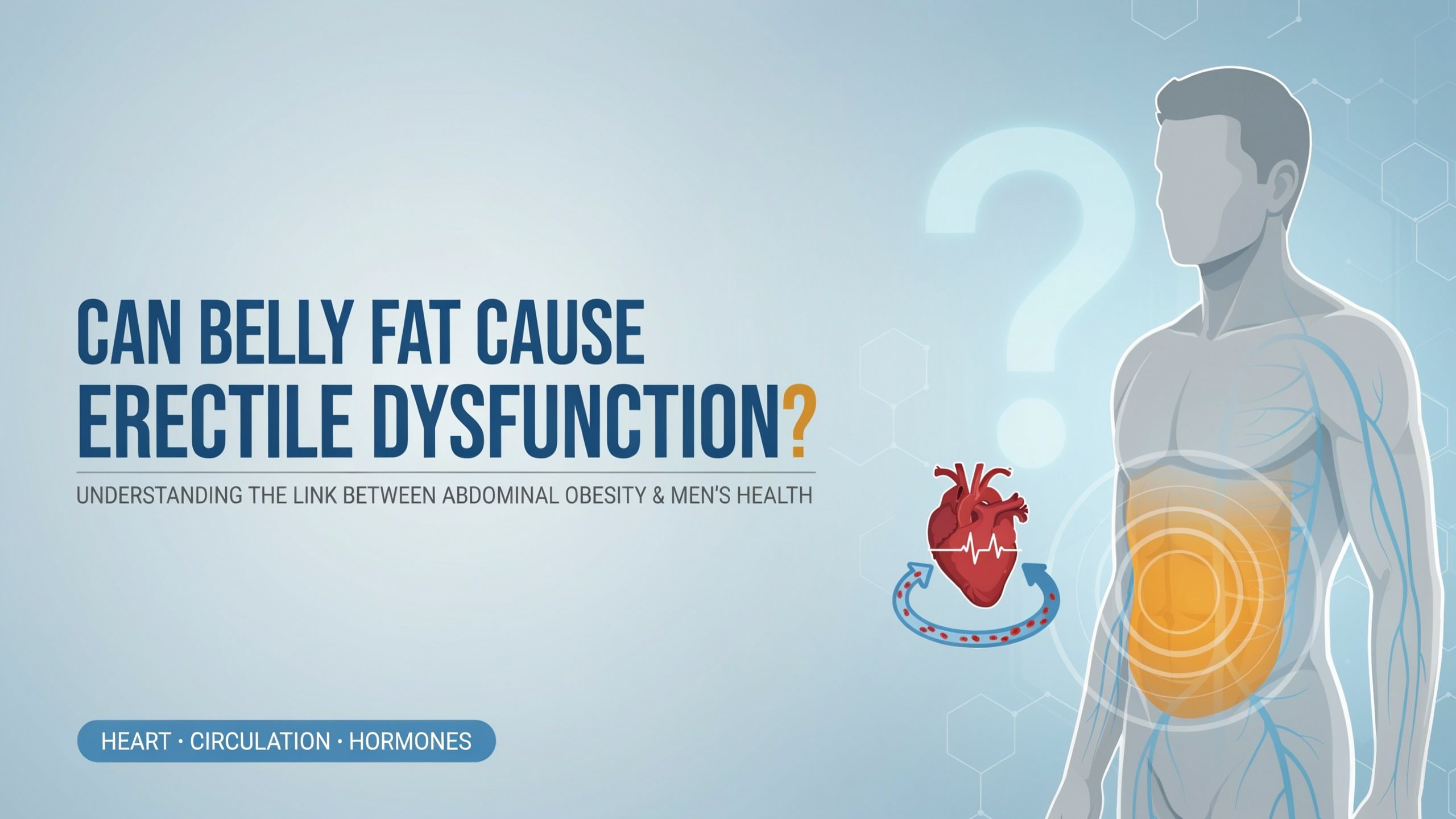 can belly fat cause erectile dysfunction