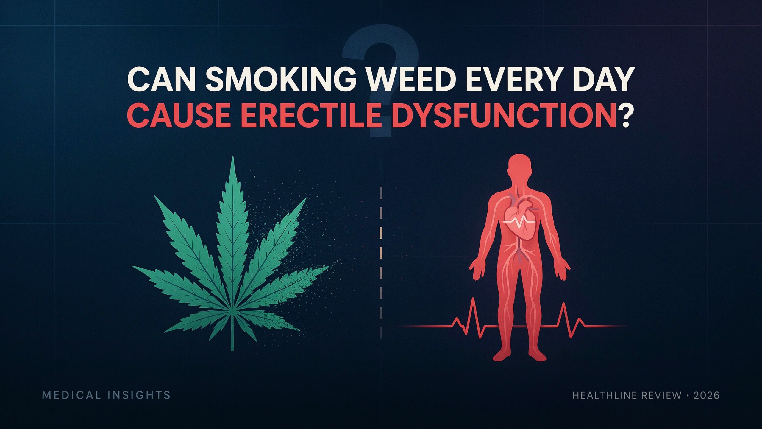 can smoking weed everyday cause erectile dysfunction